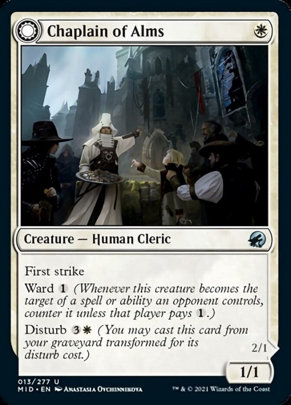 Chaplain of Alms    Chapel Shieldgeist [Innistrad: Midnight Hunt] on Sale