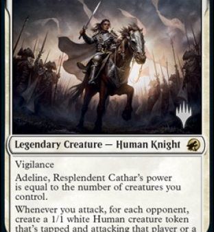 Adeline, Resplendent Cathar (Promo Pack) [Innistrad: Midnight Hunt Promos] Supply