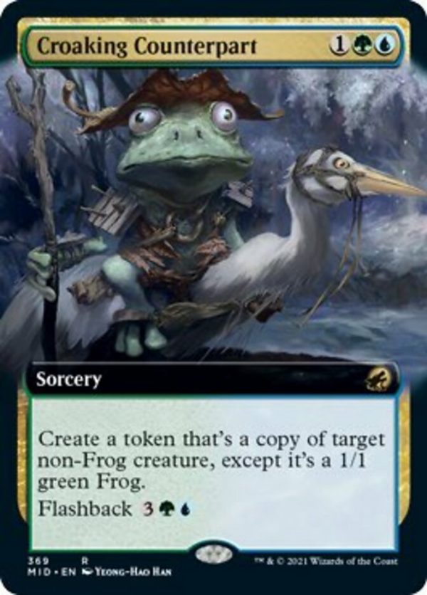 Croaking Counterpart (Extended Art) [Innistrad: Midnight Hunt] Online