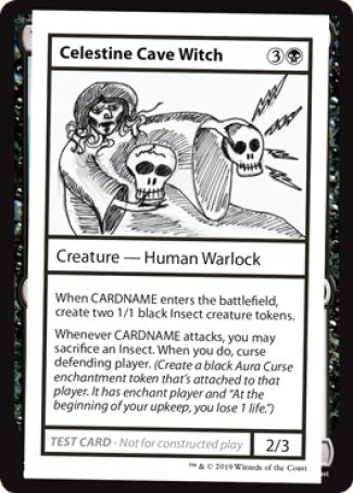 Celestine Cave Witch (2021 Edition) [Mystery Booster Playtest Cards] Online Sale