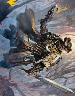 Brutal Cathar Art Card (Gold-Stamped Signature) [Innistrad: Midnight Hunt Art Series] on Sale