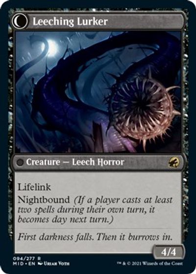 Curse of Leeches    Leeching Lurker [Innistrad: Midnight Hunt] Fashion