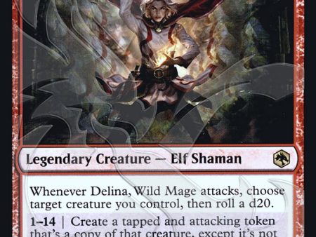 Delina, Wild Mage (Ampersand Promo) [Dungeons & Dragons: Adventures in the Forgotten Realms Promos] Fashion