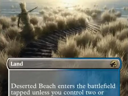 Deserted Beach (Borderless Alternate Art) [Innistrad: Midnight Hunt] Online Hot Sale