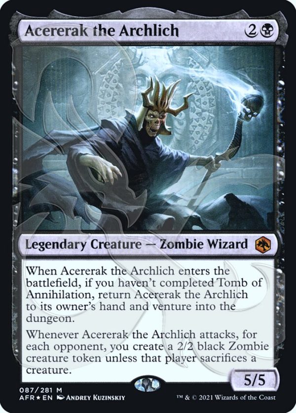 Acererak the Archlich (Ampersand Promo) [Dungeons & Dragons: Adventures in the Forgotten Realms Promos] Fashion