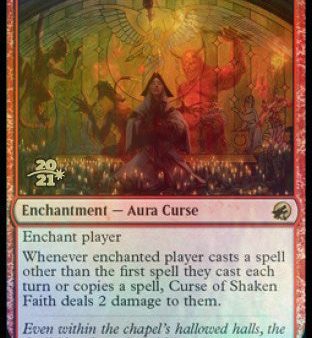 Curse of Shaken Faith [Innistrad: Midnight Hunt Prerelease Promos] Hot on Sale