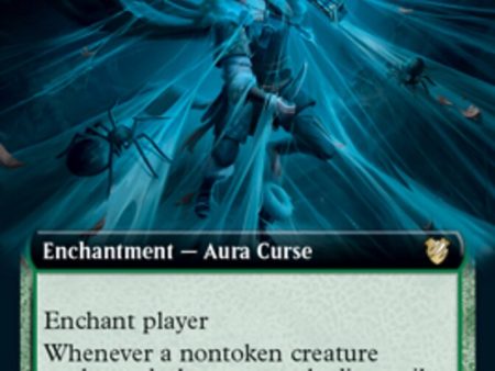 Curse of Clinging Webs (Extended Art) [Innistrad: Midnight Hunt Commander] Online Sale