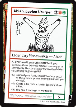 Abian, Luvion Usurper (2021 Edition) [Mystery Booster Playtest Cards] Online Hot Sale