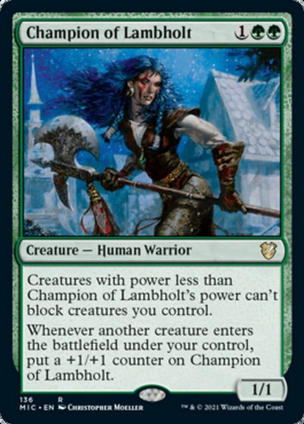 Champion of Lambholt [Innistrad: Midnight Hunt Commander] Online