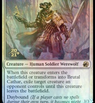 Brutal Cathar    Moonrage Brute [Innistrad: Midnight Hunt Prerelease Promos] Sale