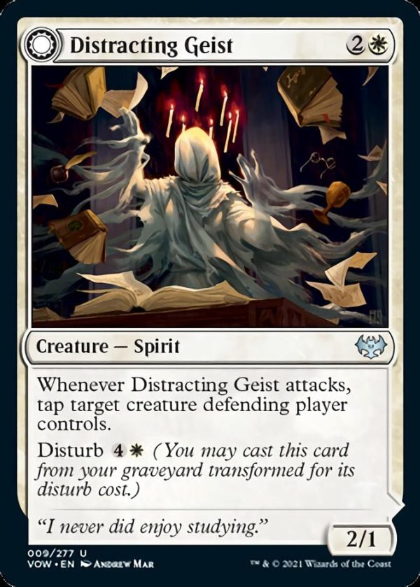 Distracting Geist    Clever Distraction [Innistrad: Crimson Vow] For Cheap