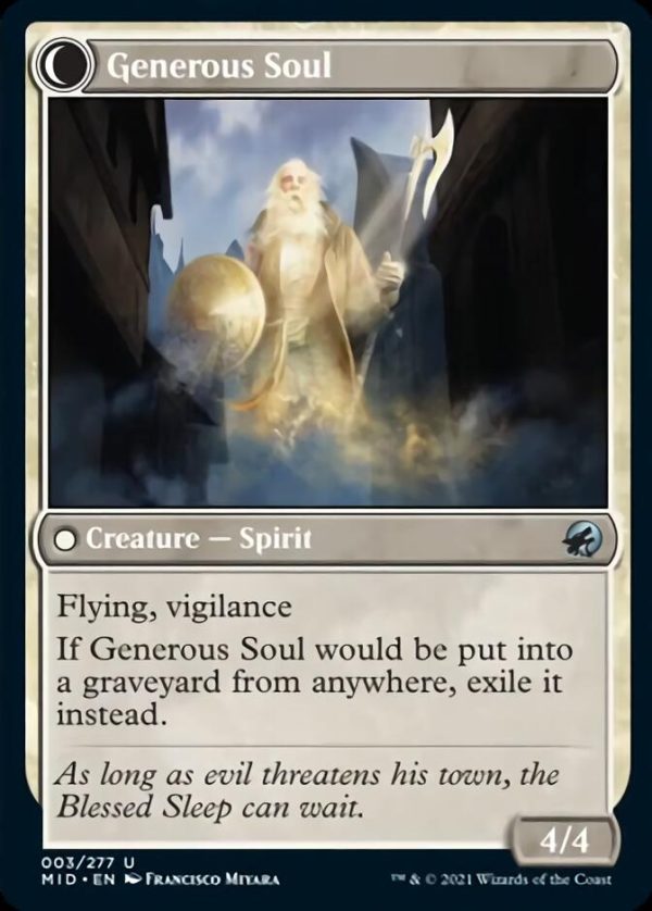 Beloved Beggar    Generous Soul [Innistrad: Midnight Hunt] Hot on Sale