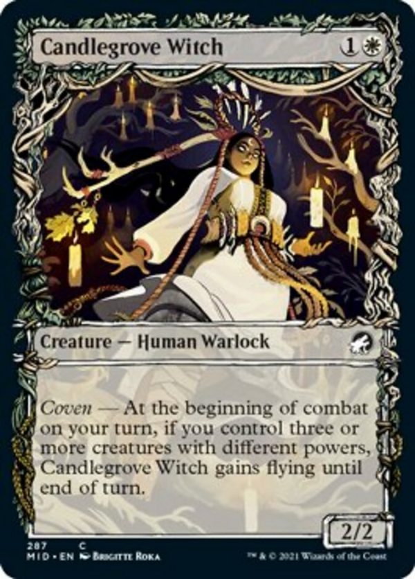 Candlegrove Witch (Showcase Equinox) [Innistrad: Midnight Hunt] Hot on Sale