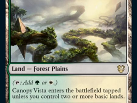 Canopy Vista [Innistrad: Midnight Hunt Commander] Discount