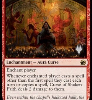 Curse of Shaken Faith (Promo Pack) [Innistrad: Midnight Hunt Promos] Online