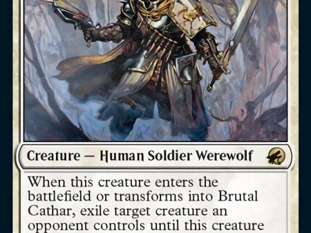 Brutal Cathar    Moonrage Brute [Innistrad: Midnight Hunt] Cheap