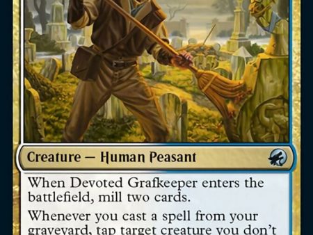 Devoted Grafkeeper    Departed Soulkeeper [Innistrad: Midnight Hunt] For Cheap