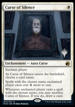 Curse of Silence (Promo Pack) [Innistrad: Midnight Hunt Promos] Supply