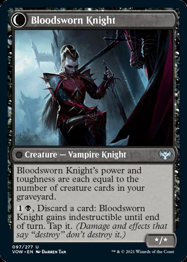 Bloodsworn Squire    Bloodsworn Knight [Innistrad: Crimson Vow] For Sale